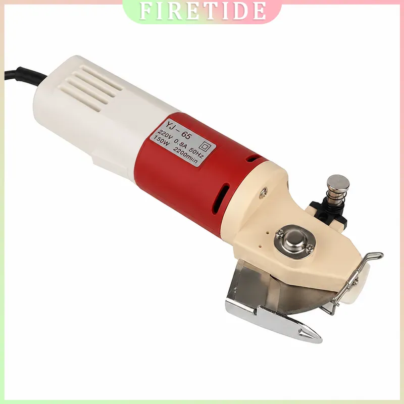 Sewing Machine In Textile - Electric Fabric Scissors 65mm Rotary Blade