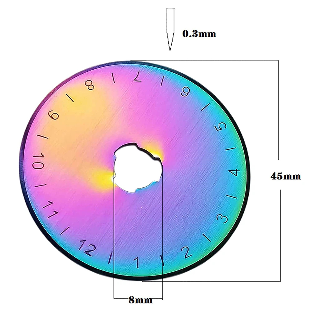 10Pcs 45mm  Rotary Cutter Blad - Rotary Cutter Fabric review and price