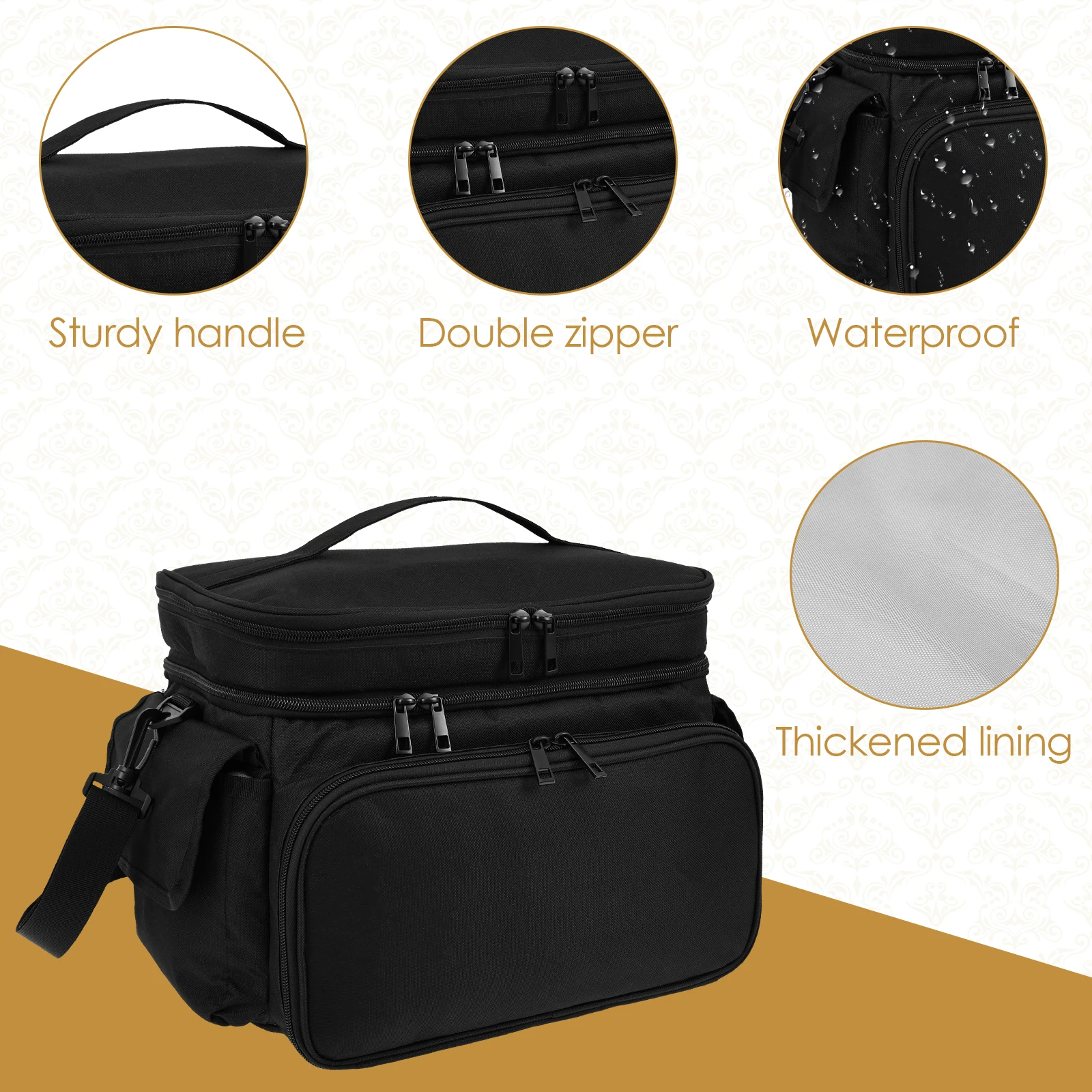 Large Sewing Bag Wool Knitting - Textile Sewing Kit review and price
