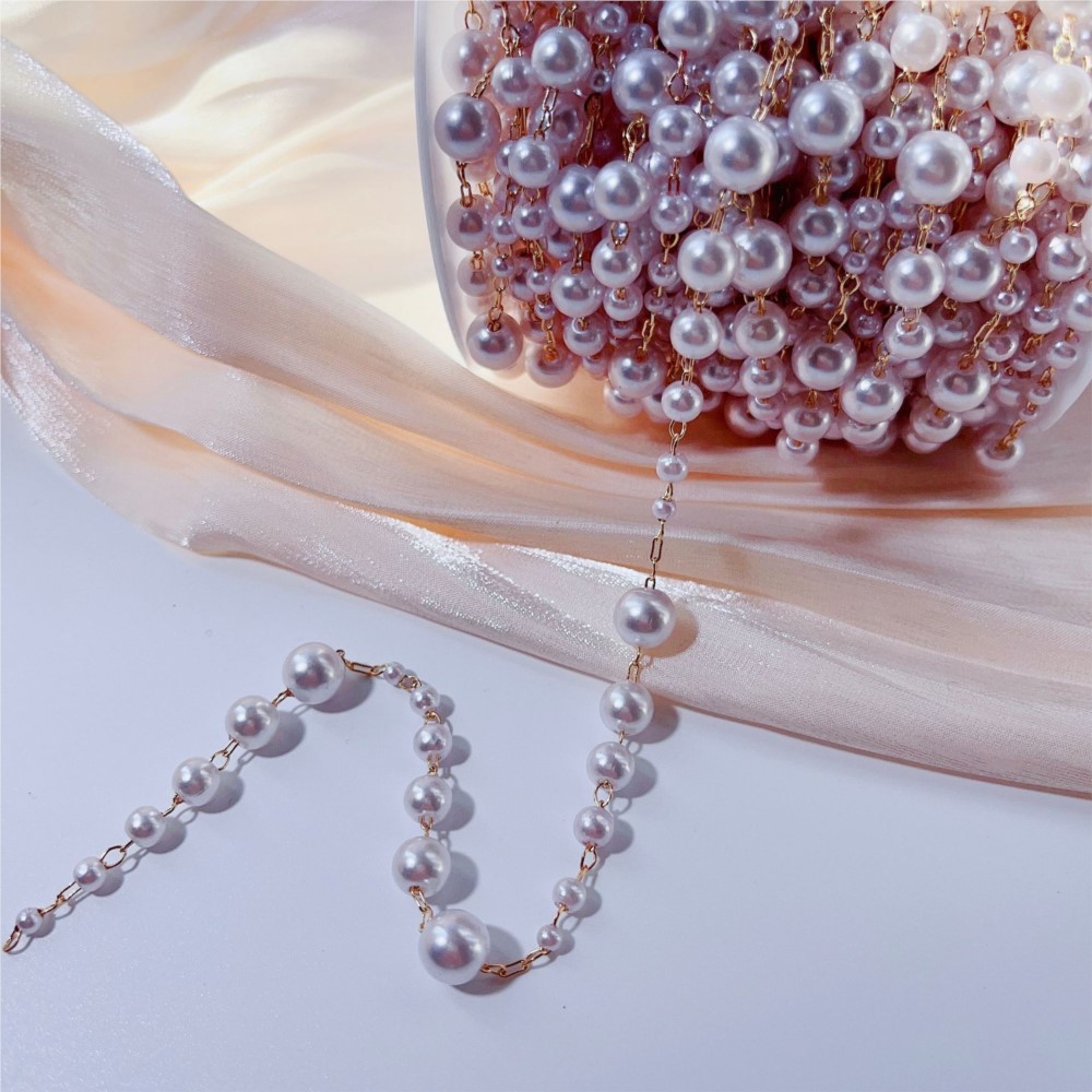 1meter 3-8mm Faux Pearl Beadin - Sewing Necessities review and price