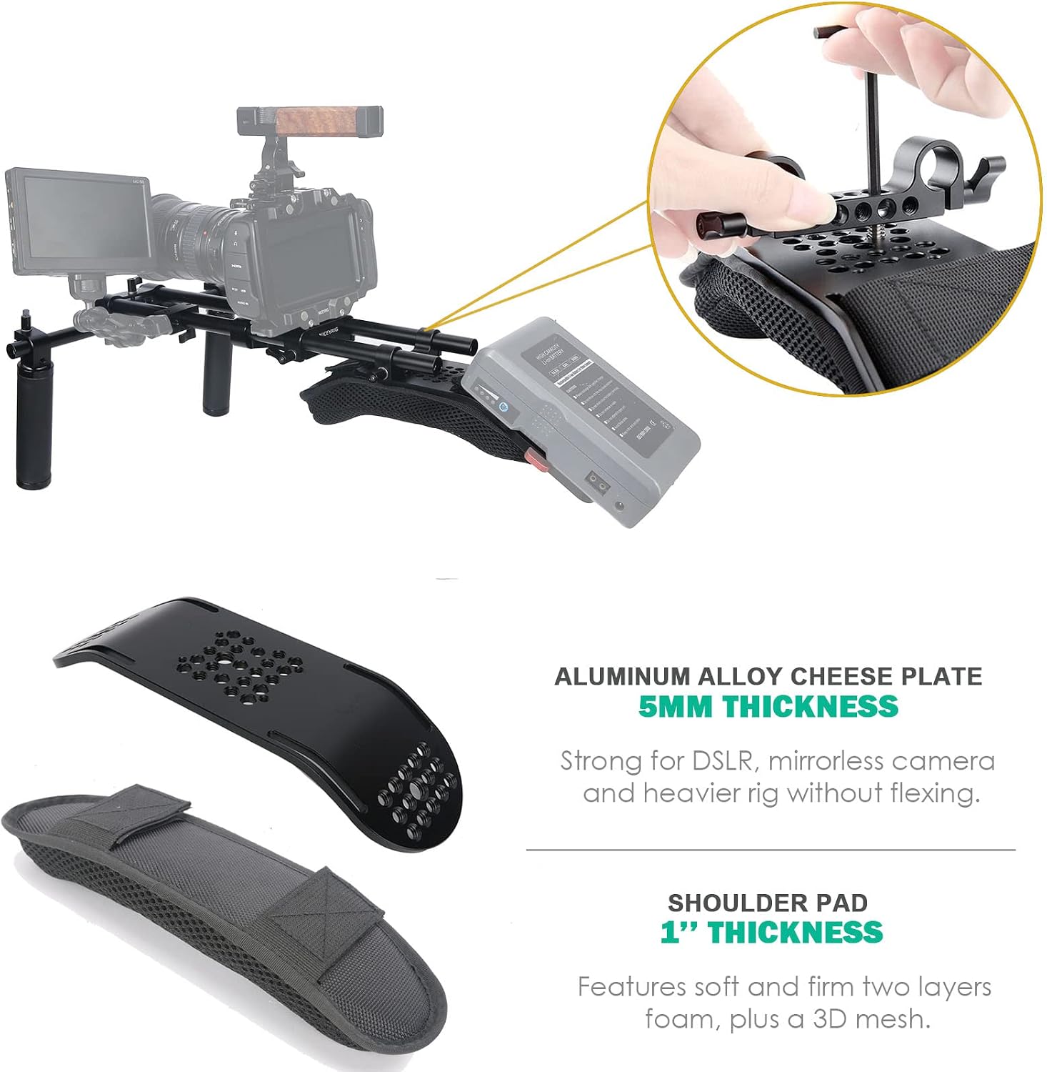 NICEYRIG Shoulder Pad Support  - Shoulder Pad Set In review and price