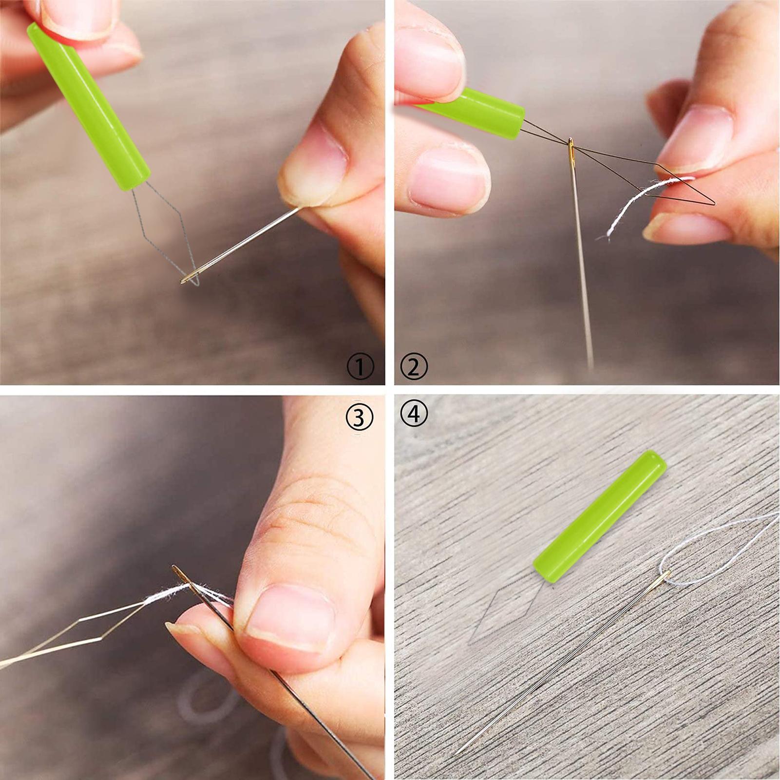 3Pcs Needle Threader with Cove - Needle Threader Tool review and price