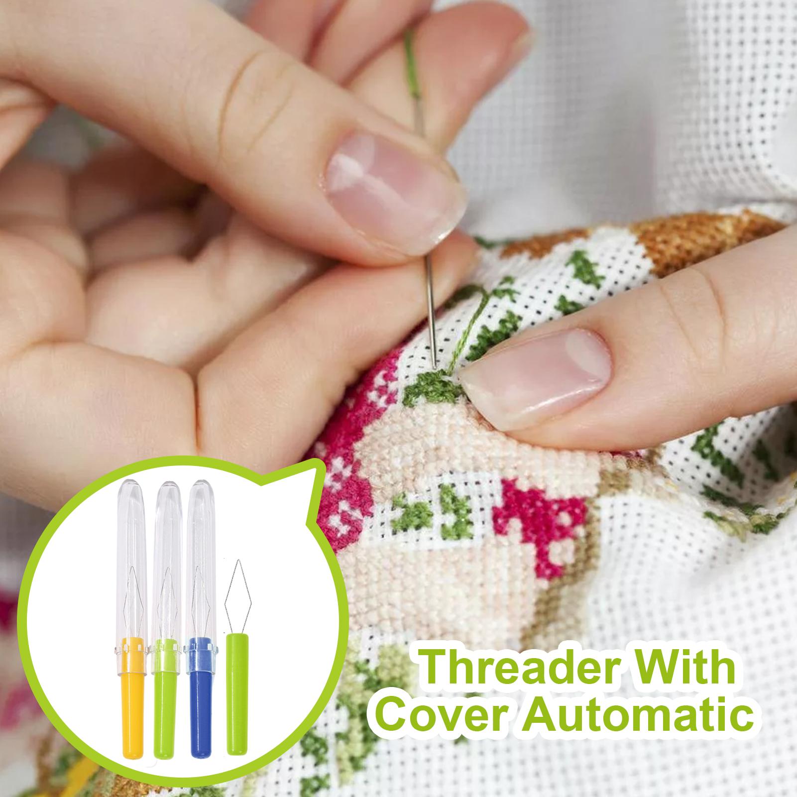 3Pcs Needle Threader with Cove - Needle Threader Tool review and price