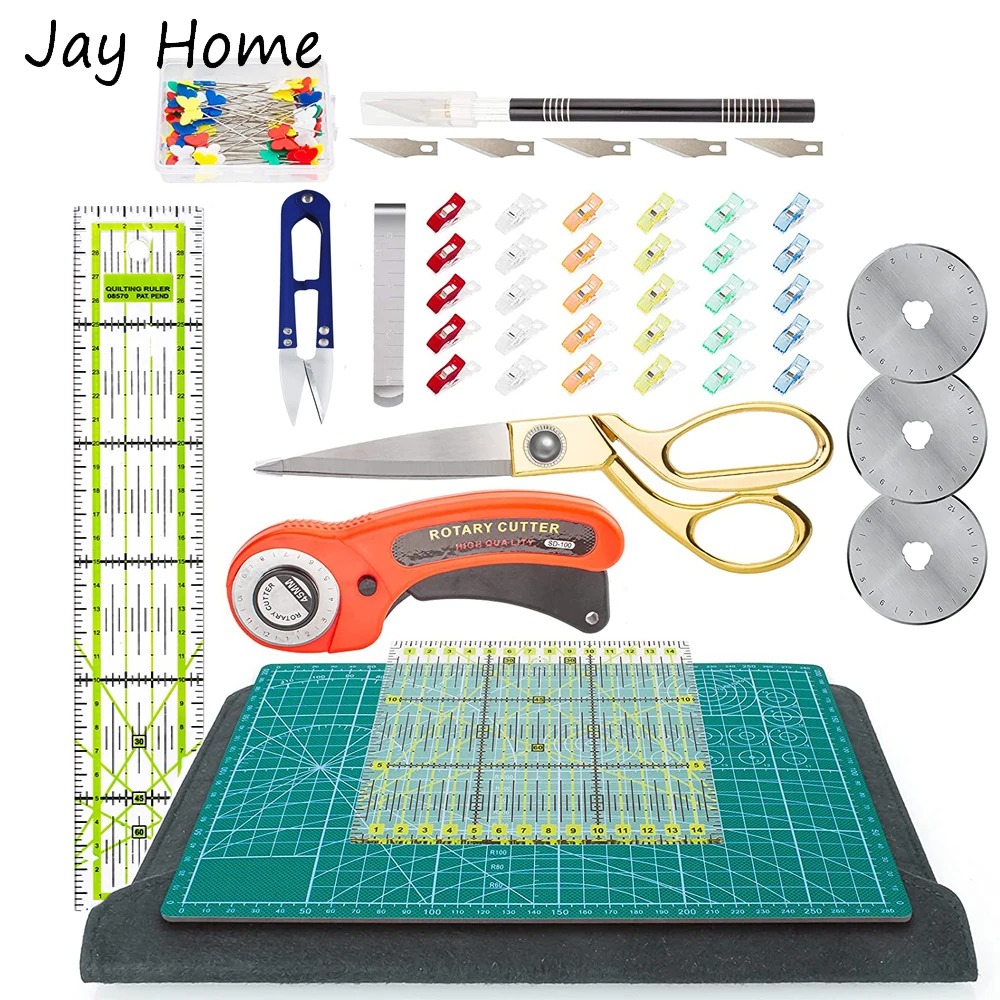 42PCS Rotary Cutter Set 45mm F - Rotary Cutter Fabric review and price
