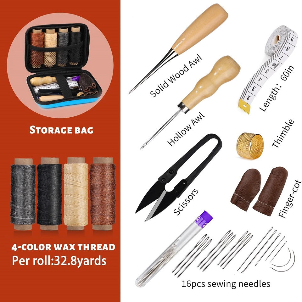 BUDDUR Leather Sewing Tools Ki - Textile Sewing Kit review and price