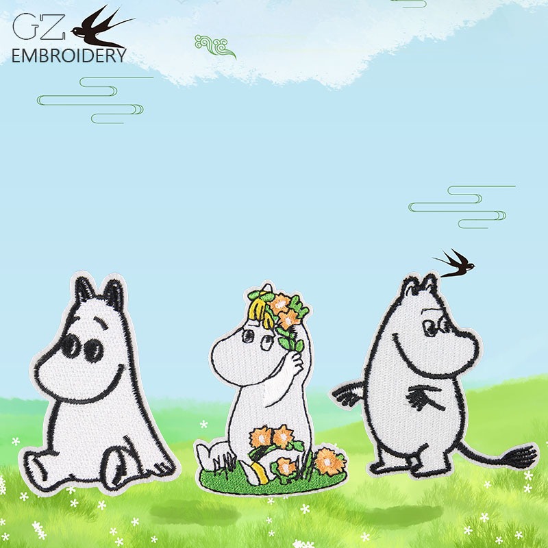 Moomin Cute Cartoon Embroidere - Sewing Repair review and price