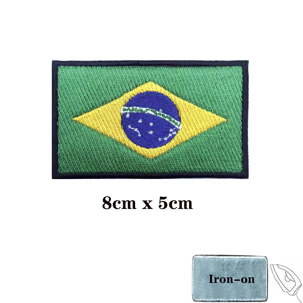 Brazilian flag Brazil Patches  - Velcro Sew On review and price