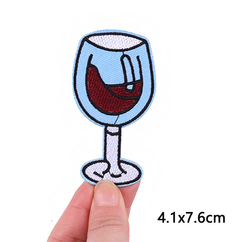 Wine Time Patches On Clothes E - Velcro Sew On review and price