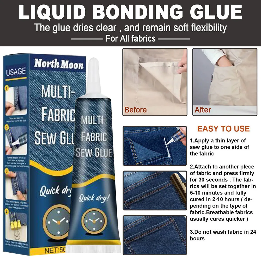 50ml Fabric Glue Quick Dry Fab - Sewing Technology review and price