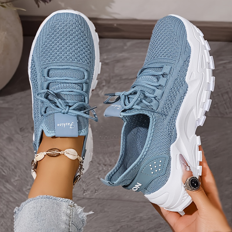Breathable Knit Sneakers Fashi - Sewing Garment review and price