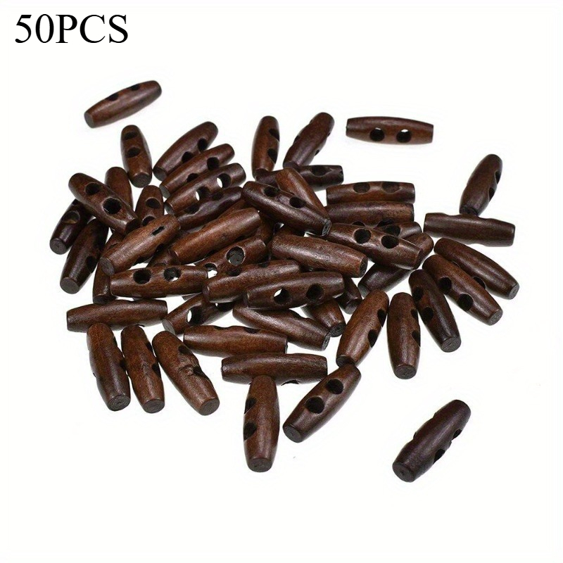 50pcs Recycled Wood Horn Toggl - Sewing Recycling review and price
