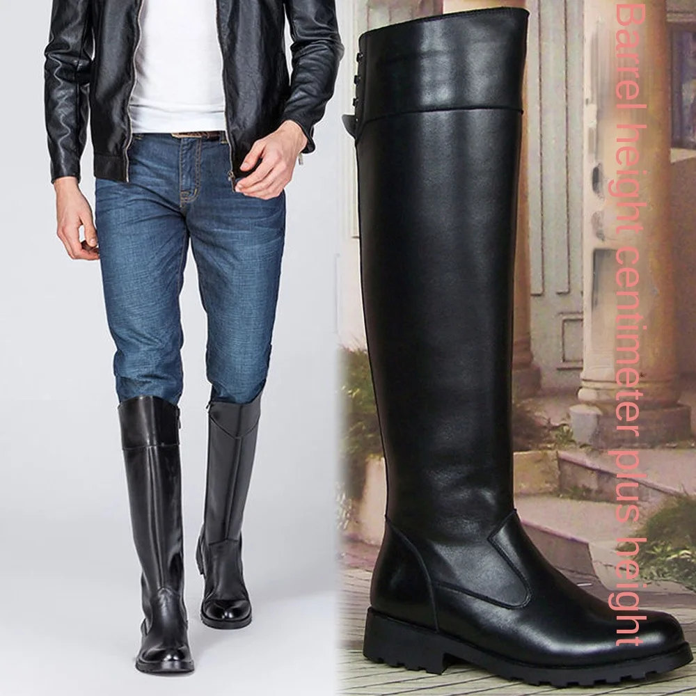 Fashion Men's Genuine Leather  - Sewing Zipper review and price