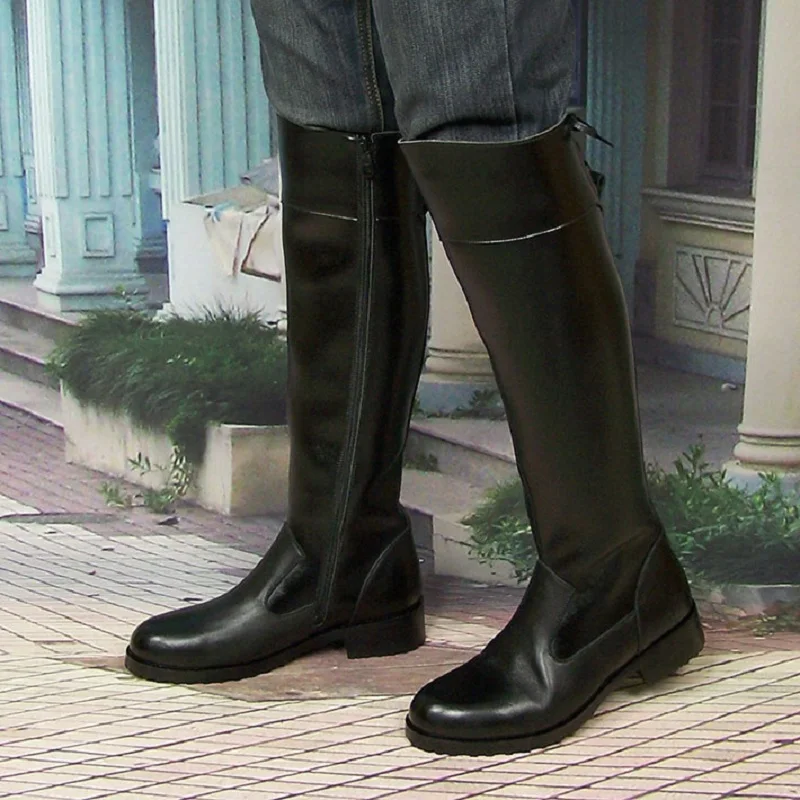 Fashion Men's Genuine Leather  - Sewing Zipper review and price