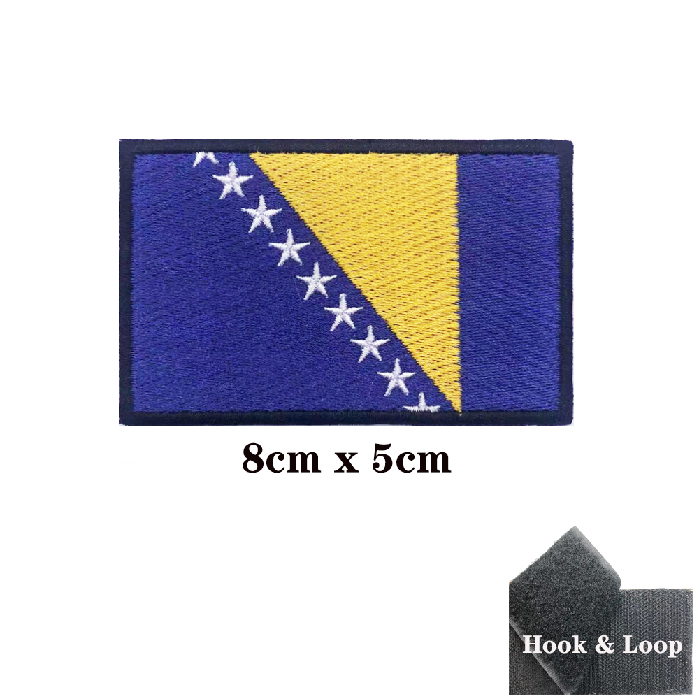 1PC Flag of Bosnia and Herzego - Velcro Sew On review and price