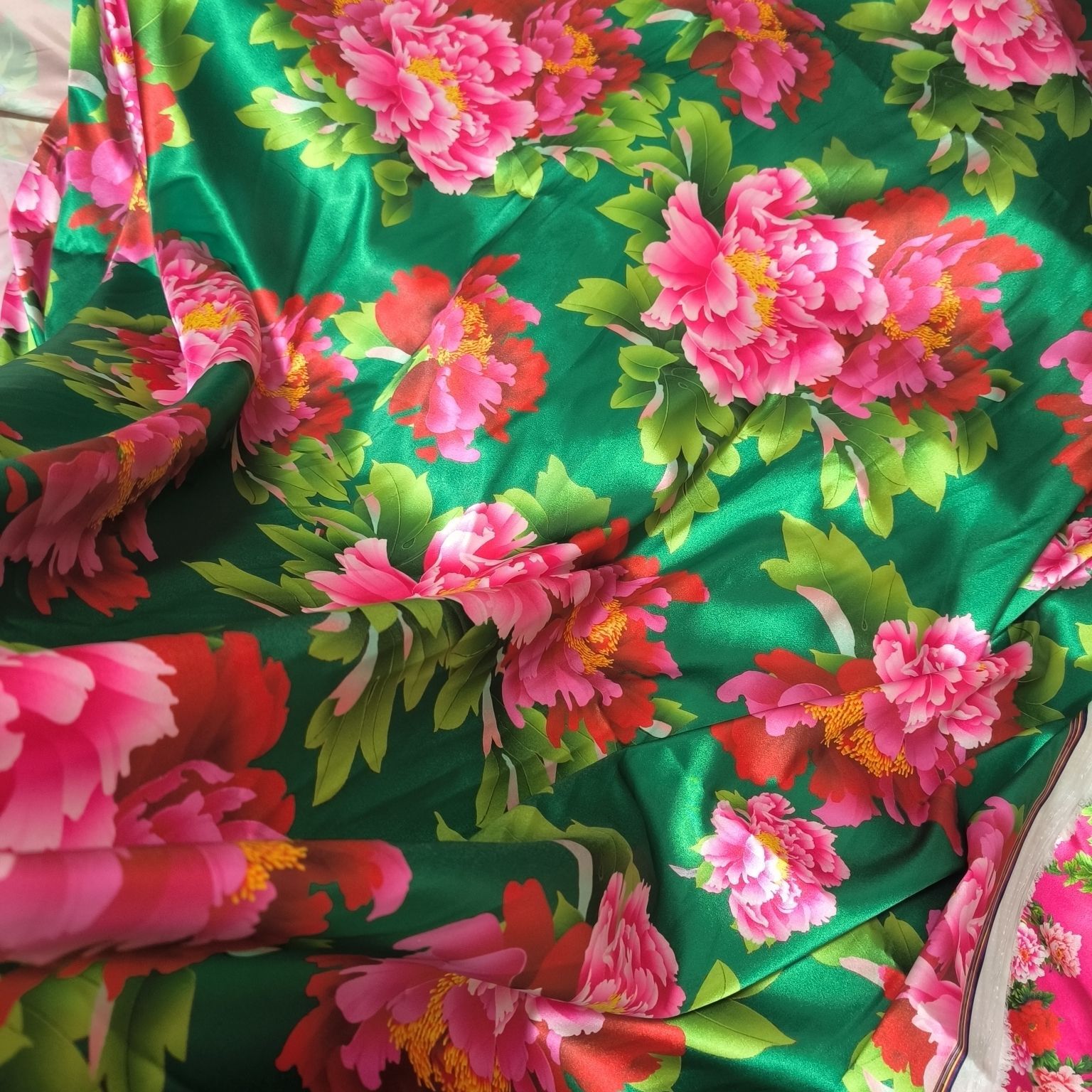 Satin Fabric Cloth without Ove - Sewing Textiles review and price