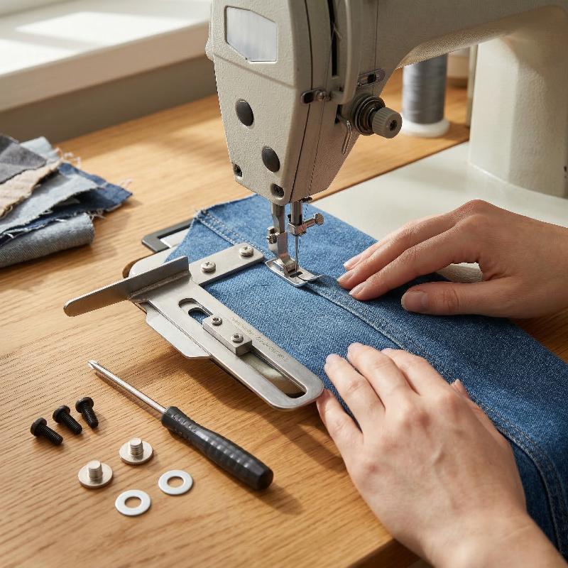 Three Needle Five Thread Zigza - Sewing Textiles review and price